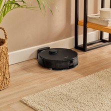 Homend Alex Laser 1291H Moplu ve Haritalamalı Akıllı 5 Kpa Robot Süpürge Siyah
