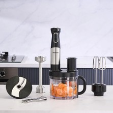 Homend Functionall 2848H Mutfak Robotu 1500W Güç ve 1 lt Kapasite ile Paslanmaz Çelik Özellikli