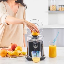 Homend Vitamillion 2604H Siyah Narenciye Sıkacağı 200W Yüksek Performanslı Paslanmaz Çelik Filtre
