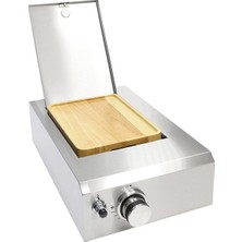 Allgrill Allrounder Buz Haznesi ve Kesme Tahtası Bağlantısı Sol
