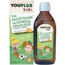 Youplus Kids Vm Multivitamin ve Mineral Kompleksi 150 ml