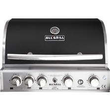 Allgrill Built-In Serisi  4 + 1 Gazlı Barbekü (Siyah)