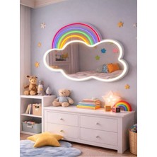 Dh Elektromarket Gök Kuşağı Neon Pleksi Ayna 70X55 cm