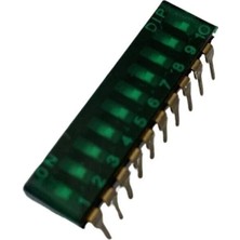 Eding Eğitim Platformu 10 -Pin Dip Switch Anahtar Açık Kapalı Seçim Adres Ayar On Off