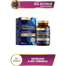 Nutraxin A-Oxi Formula Glutathione + Resveratrol 60 Tablet | Astaksantin, CoQ10, Çinko ve Selenyum