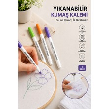 Liva Craft Su Ile Uçan Kumaş Kalemi 3 Renk Bir Arada - Renkli Dikiş, Nakış ve Terzi Kalemi