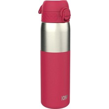 Ion8 Sızdırmaz Paslanmaz Çelik Ince Suluk 600 ml - Fuşya