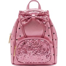 Choco Girl Chocogirl Ruby Deri Kız Çocuk Pul Payet Sırt Çantası CNT-2013 - Pembe
