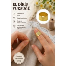 Liva Craft Dikiş Yüksüğü Altın Renk, Elde Dikiş ve Terzi Yüksüğü