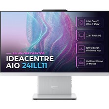 Lenovo Ideacentre 24ILL11 Intel Core Ultra 7 256V 16GB 512GB SSD 23.8" Fhd Windows 11 Pro All In One Pc F0JY001ATR 002