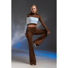 Gira Official Kahverengi & Bebe Mavi Şeritli Takım
