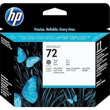 TeknoKapsül Hp 72 Gri ve Siyah Için Hp Designjet Baskı Kafası