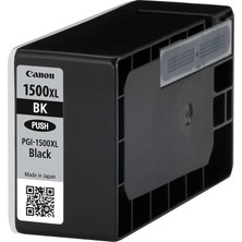 TeknoKapsül Canon PGI-1500XL Bk Yüksek Kapasiteli Orijinal Siyah Mürekkep Kartuşu 9182B001