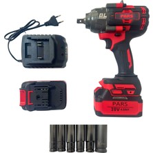 Pars PR-1593 1/2 Kömürsüz Çift Akülü Darbeli Somun Sıkma 1200 Nm