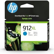 TeknoKapsül Hp 912XL Yüksek Kapasiteli Mavi Mürekkep Kartuşu (3YL81AE)
