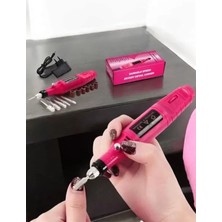 TeknoKapsül Nasır Temizleyici Manikür Pedikür Seti Elektrikli USB Girişli