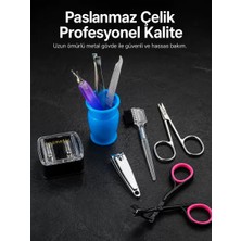 TeknoKapsül Çok Fonksiyonlu Kişisel Bakım Seti Manikür Pedikür ve Kaş Bakım Aletleri