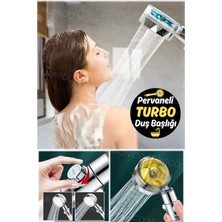 St. Morritz Turbo Pervaneli ve Filtreli Su Tasarruflu 360 Derece Dönebilen Tazyikli Duş Başlığı Bataryası