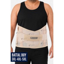 Flexy Medical Lumbostad Korse 26 cm Battal Boy 3xl-5xl Ayarlanabilir Bel Korsesi Nefes Alabilir Kumaş Unisex Günlük Kullanım Iş ve Hareket Sırasında Konforlu Destek Bej Geniş Beden Esnek ve Rahat Yapı