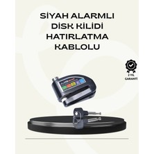 Marsilyan™- Çift Modlu 110DB Alarmlı Disk Kilidi Suya Dayanıklı