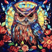 İğne İzi 5d Elmas Taş Işleme Kiti Tablo 35X35 cm - Diamond Painting Set - Dıy Kit Diamond Art YEEX16281