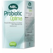 NBL Probiotic Optima 30 Tablet Türkiye Menşeli Probiyotik Takviye İçeren Tablet Formu