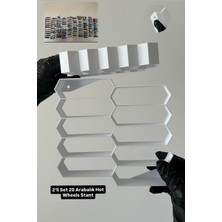 Ufak Bi Dükkan 2’li Set 20 Arabalık Hw Stant -Oyuncak Araba Rafı-Koleksiyon 1:64 Ölçek