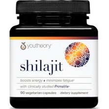 Youtheory Shilajit Advanced, 500 Mg, 90 Vegetarian Capsules, 45-Day Supply Energy Supplement*, Shilajit Supports Stamina And Endurance