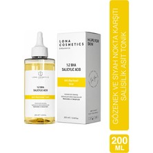 Lona Cosmetics Salisilik Asit Siyah Nokta Karşıtı Gözenek Sıkılaştırıcı Tonik 200 ml