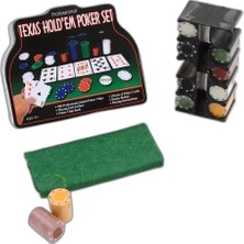 Zamerya 200 Chip ve 2 Adet Iskambil Kağıt Setine Sahip Poker Oyunu ALK2601