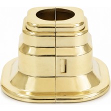 FKN Altın Kare Plastik Havlupan Radyatör 2 cm Boru Gizleme Kapama Aparatı 6,5 cm