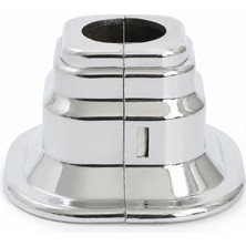 FKN Krom Kare Plastik Havlupan Radyatör 2 cm Boru Gizleme Kapama Aparatı 6,5 cm
