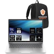 Hp Elitebook 6 G2I Aı Intel Core Ultra 5 325 80GB Ram 4tb SSD 16" Wuxga (1920X1200) IPS Freedos C77J9AVP347 Taşınabilir Bilgisayar + Per4 Çanta