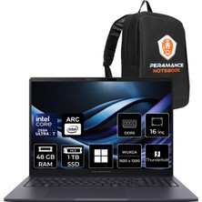 Asus Expertbook B3 (B3605) Intel Core Ultra 7 255H 48GB Ram 1tb SSD 4g Sım 16" Wuxga (1920X1200) WIN11 Pro B3605CCA-MB2224P333 Taşınabilir Bilgisayar + Per4 Çanta