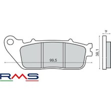 Belirtilmemiş Rms 3050 Organik Fren Balatası