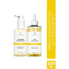 Lona Cosmetics Sebum Dengeleme Etkili Cilt Temizleme Seti: Salisilik Asit Temizleme Jeli & Salisilik Asit Tonik