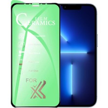 Bzontech iPhone 13 Pro Max Uyumlu Ekran Koruyucu 9d Seramik Nano Tam Kaplayan