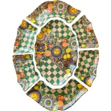LuckyArt Sanora Melamin 7 Parça Meze Seti