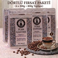 Hekim Efendi Türk Kahvesi 200 gr Orta Kavrulmuş 4 Adet
