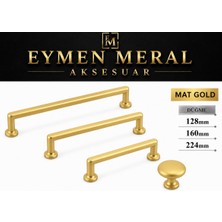 Eymen Meral Aksesuar Düğme Mat Gold Renk Kaliteli Kulp (Vidaları Dahil) Ağır Kaliteli ve Uzun Ömürlü Malzemedir. Şık ve Estetik Görünümlüdür.