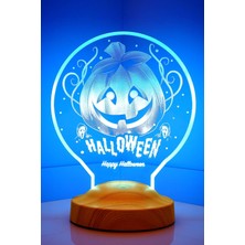TeknoKapsül 3D Halloween Hediyesi LED Lamba