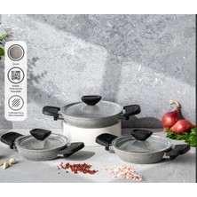 Emsan Fortis 6 Parça Granit Sahan Seti