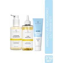 Lona Cosmetics Arındırıcı ve Nemlendirici Cilt Bakım Seti: Salisilik Asit Temizleme Jeli & Salisilik Asit Tonik & Yoğun Nemlendirici Bakım Kremi