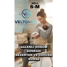 St. Morritz Hamile, Sezeryan ve Lohusa Doğum Sonrası Karın ve Bel Toparlama Için Konforlu Korse Bej No1 S/m