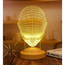 TeknoKapsül 3D Adam 3 Boyutlu LED Lamba