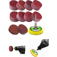Combat 52 Parça Mini Cırt Zımpara Pimli Matkap Gravür Uyumlu 3.2 mm Zımpara Seti