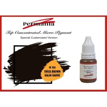 TeknoKapsül Fontenay Permania Kalıcı Makyaj Boyası Kaş Boyası Kalın Kahve 10ML Kalın Kahve