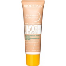 TeknoKapsül Bioderma Photoderm Cover Touch SPF50+ Light Karma Yağlı Ciltler Kapatıcı Etkili Renkli Güneş Kremi 40 ml