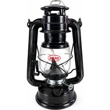 Tökelek Otantik Çarşı Gemici Feneri Büyük Boy 28 Cm. Siyah Renk