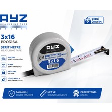 Ayz 3mt x 16MM Şerit Metre Yerli